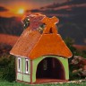 Аромалампа Домик «Конёк», 11 см, ручная работа, микс,