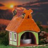 Аромалампа Домик «Конёк», 11 см, ручная работа, микс,
