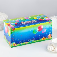 Шоу-бокс со свечами для торта цифры "Мармеладки" 50 штук