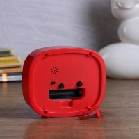 Будильник, часы настольные "Классика", дискретный ход, 12.5 х 10.5 см