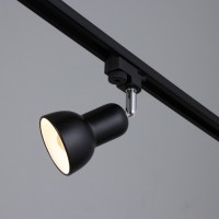 Светильник трековый Simple "Мудрец" Е27 40Вт черный 9х9х19,5см