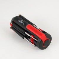 Фонарь многофункциональный, мультитул 8 в 1 "Мастер К", 8 в 1, 6 LED, 3 Вт, 12 х 4 см, 3 ААА