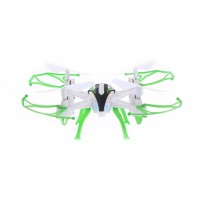 Квадрокоптер радиоуправляемый SKYDRONE, работает от аккумулятора, цвет зелёный