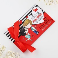 Чековая книжка желаний «Тому кого люблю», 10 х 6 см