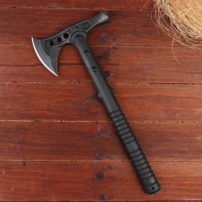 Топорик туристический «Викинг» многофункциональный, 800 г, 16.5×39 см, чёрный Топорик туристический «Викинг» многофункциональный, 800 г, 16.5×39 см, чёрный