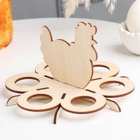 Заготовка пасхальная подставка для яиц "Курочка с ножками"