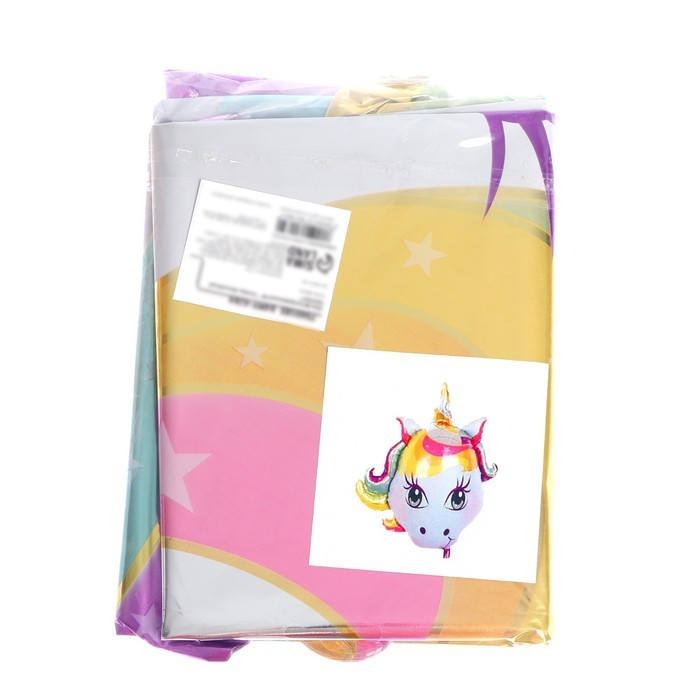 Шар фольгированный 30" «Голова. Волшебный единорог»