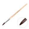 Кисть для рисования, белка, № 10, круглая, деревянная ручка, международный размер