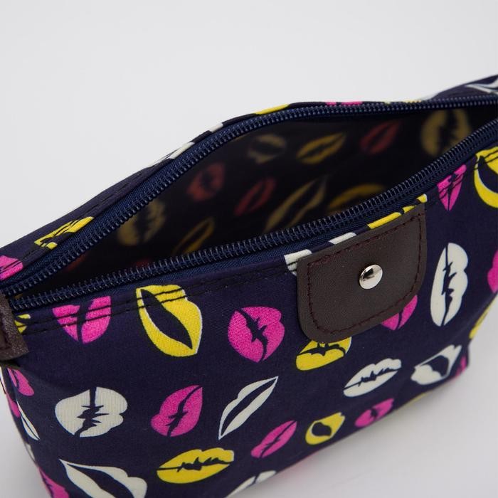 Косметичка на молнии, цвет чёрный Косметичка на молнии, цвет чёрный