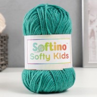 Пряжа 100% акрил "Softy Kids" 90м ±5м 50 гр цвет 20 серо-зелёный