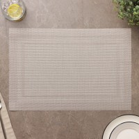 Салфетка сервировочная на стол «Окно», 45×30 см, цвет красный