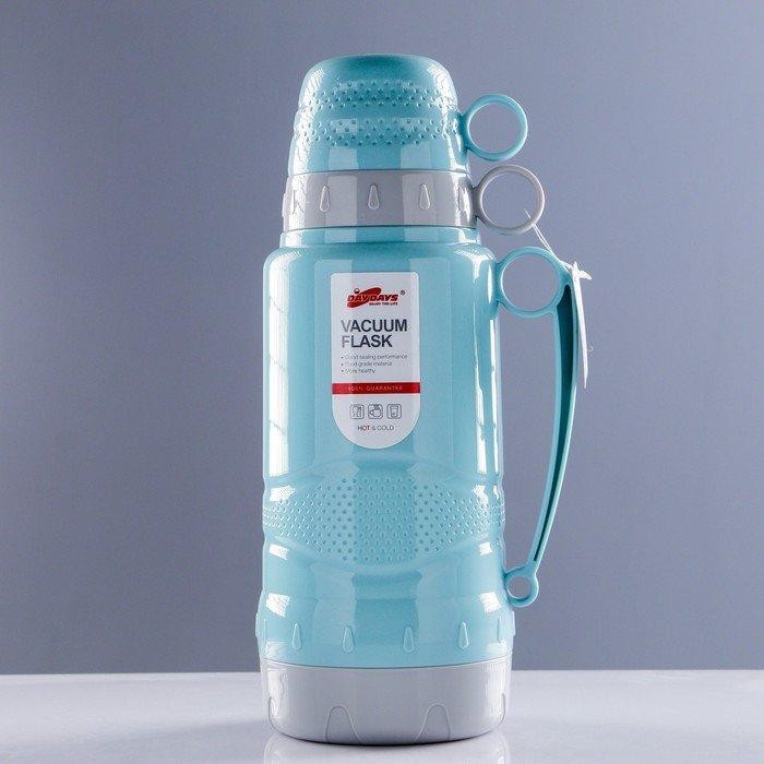 Термос TAKE IT EASY, 1.8 л, со стеклянной колбой, пластик, МИКС Термос TAKE IT EASY, 1.8 л, со стеклянной колбой, пластик, МИКС