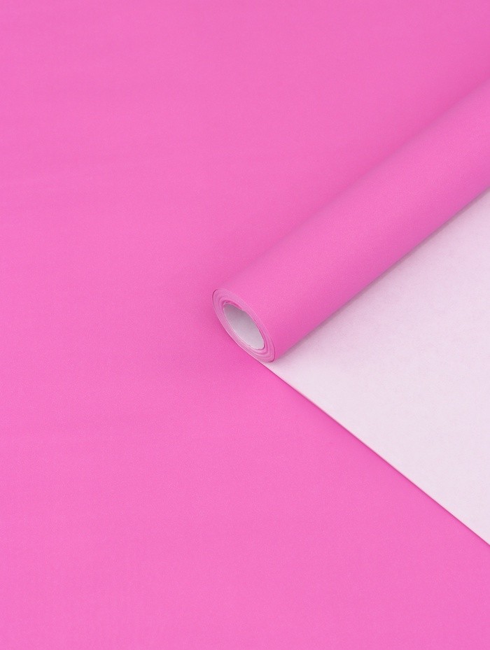 Бумага упаковочная крафт «Фуксия», 0.68×10±5% м, 70 г