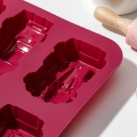 Форма для выпечки Доляна «Гонки», 29,5×27 см, 6 ячеек (11,5×6,5 см), цвет МИКС