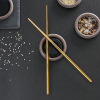 Палочки для суши Bacchette, h=21 см, цвет золотой