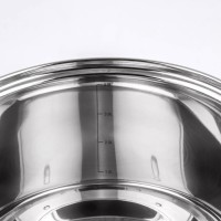 Кастрюля «Элис», 5,5 л, d=24 см, стеклянная крышка, капсульное дно