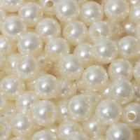 Бусины №10 «Жемчуг», набор 500 г +/-20 г, цвет бежевый