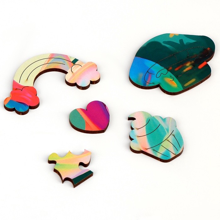 Пазл деревянный фигурный в термостакане «Фея», 41 элементов