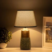 Лампа настольная "Удача" 1хЕ14 40Вт зеленый 22х22х39см