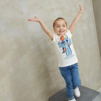 Футболка детская "Rainbow Dash", Мой маленький пони, рост 110-116, белый