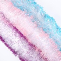 Мишура новогодняя «Зимнее волшебство. Искорка», цветные кончики, d-9 см, 200 см, МИКС