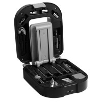 Набор инструментов ТУНДРА, подарочный пластиковый кейс «Лампа», 30 предметов