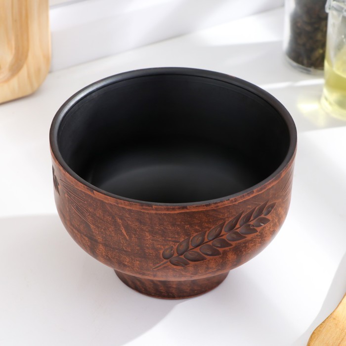 Горшок для запекая "Колос" 0,4 л, 10х11х11 см Горшок для запекая "Колос" 0,4 л, 10х11х11 см