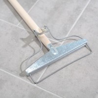 Тряпкодержатель, деревянная ручка, 19×2×122 см