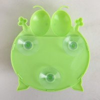 Держатель для зубных щёток «Бегемотик», на присосках, цвет МИКС