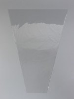 Пакет для цветов, конус, 12+45×60 см, прозрачный