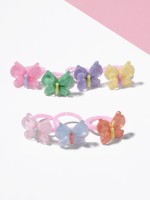 Кольцо детское Выбражулька «Бабочка», нежность, безразмерное, МИКС