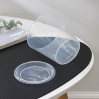 Горшок для орхидей с поддоном Доляна, 800 мл, пластиковый, прозрачный