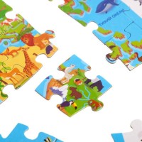 Пазлы «Найди и покажи: Животные нашей планеты», с лупой, 88 деталей