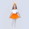 Карнавальный набор «Зайка с бантиком», ободок, юбка красная, 3-7 лет