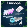Гирлянда новогодняя своими руками «Многогранник», 10 ламп, 1 режим, белый свет, 220 В