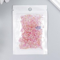 Бисер стекло 12/0 "Цилиндр. Розовый меланж" 10 гр