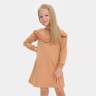 Платье для девочки KAFTAN Basic line, размер 30 (98-104 см), цвет кофе