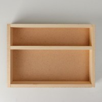 Кашпо деревянное, 27.5×20×4.5 см "Узоры", 2 отдела, гравировка