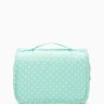 Косметичка-несессер на липучках, с ручкой, цвет мятный