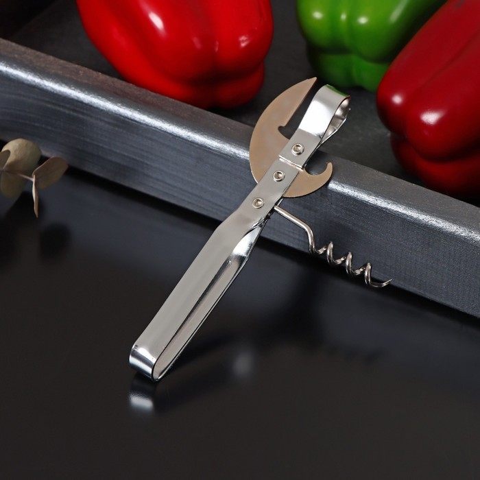 Открывалка-штопор «Помощник», 14 см