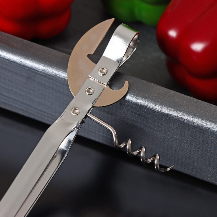 Открывалка-штопор «Помощник», 14 см