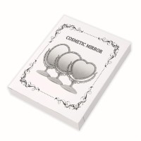 Зеркало настольное, двустороннее, с увеличением, d зеркальной поверхности 10 см, цвет золотистый