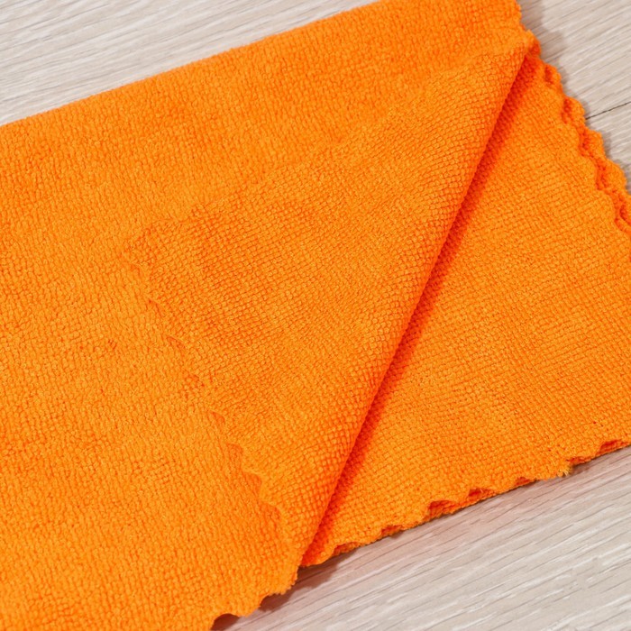 Тряпка для пола Доляна «Промо», 180 гр, 75×100 см, микрофибра, ультразвуковая обработка края