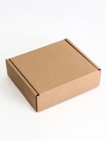 Коробка самосборная, крафт, 22.5×21×7 см