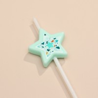 Свечи для торта «Звёздочки», 5 шт., цвет голубой