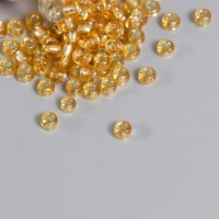 Бисер круглый 6/0 в бутылочке "Карамель" прозрачно-цветной 20 гр