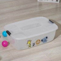 Мегабокс детский на колёсиках «Зверята», 56 л, цвет МИКС