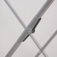 Сушилка для белья напольная складная 20 м, высота от пола 95 см, ширина 54 см, цвет серый