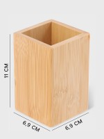 Набор аксессуаров для ванной SAVANNA BAMBOO, дозатор, стакан