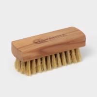 Щётка для обуви SAVANNA, 10×3.5 см, 59 пучков, натуральный волос
